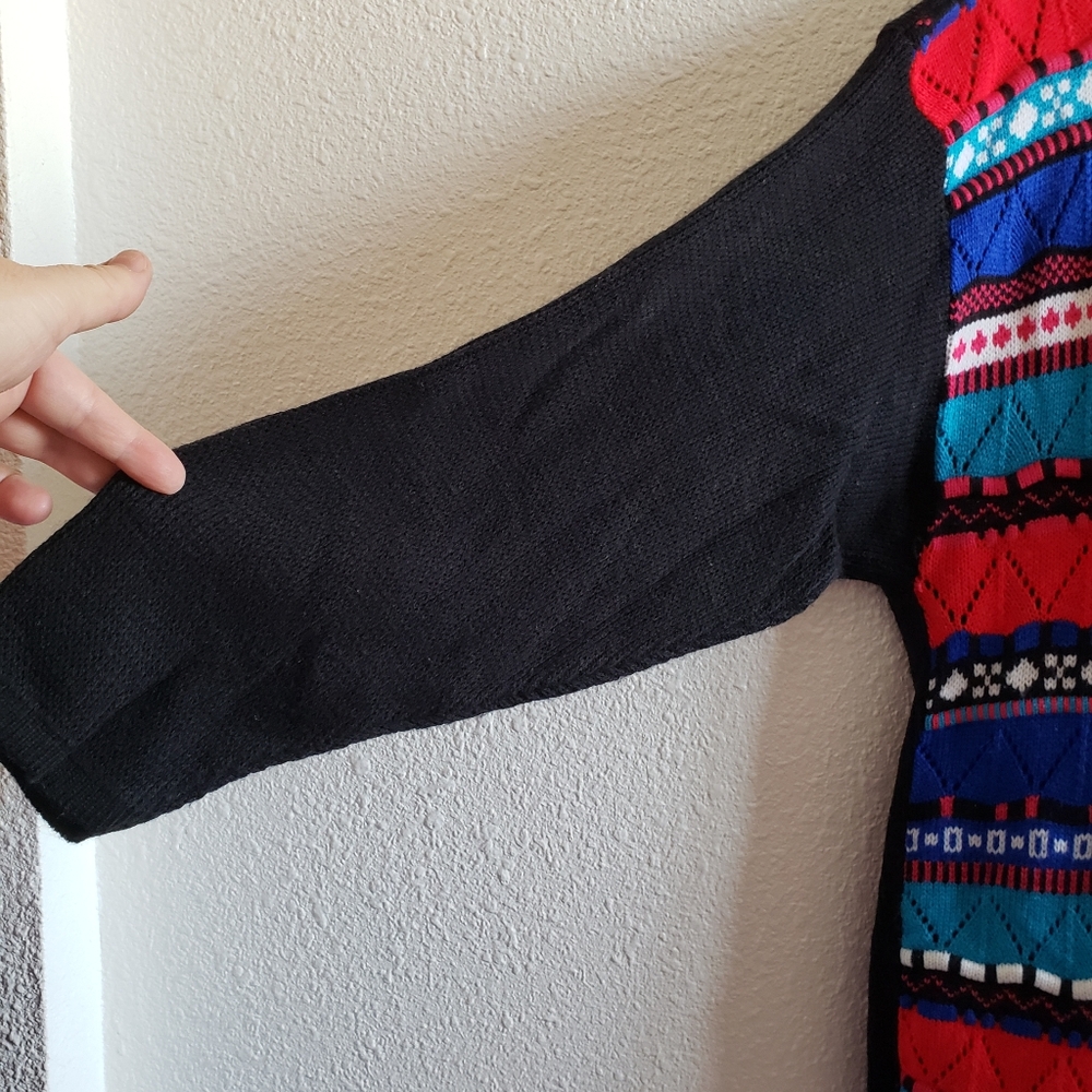 VTG USA Brunny Colorful Textured  Sweater - Picture 2 of 11